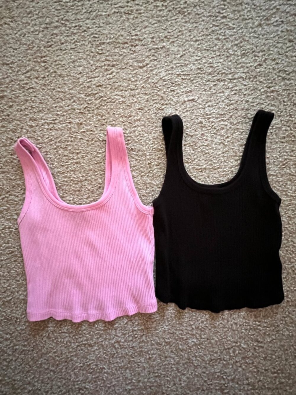 black and pink old navy tank top